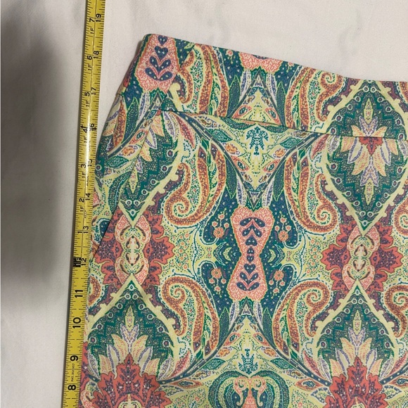 Ann Taylor Madison Paisley Skirt Size 8 - Picture 13 of 13